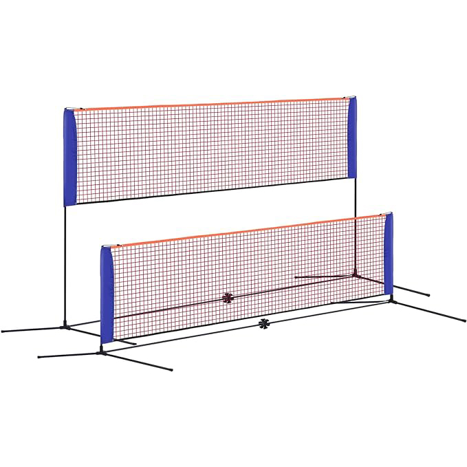 Badminton Net - Przenośna siatka do badmintona, mały rozmiar,