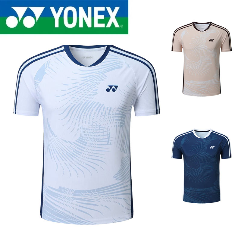 Badminton Emoji - Letnia koszulka do badmintona YONEX dla