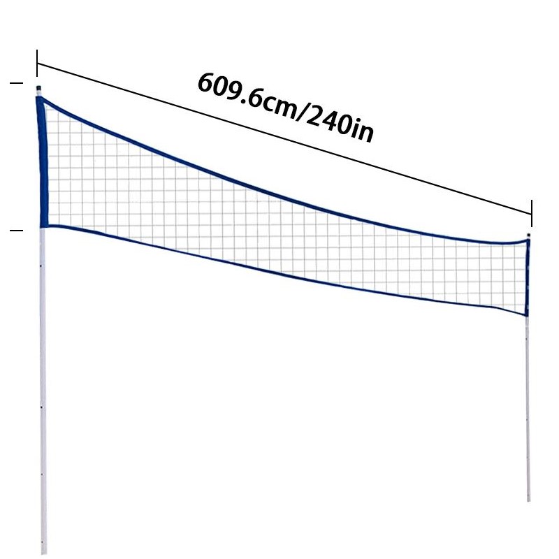 Badminton Net - Przenośna siatka do badmintona, profesjonalna siatka