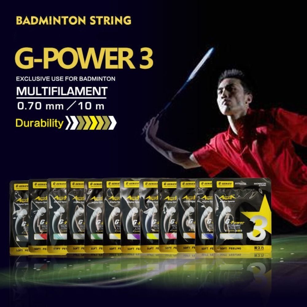 Badminton Yonex String - 10 szt. Żyłka do badmintona 0.7mm