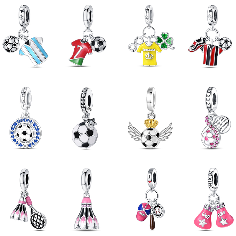 Badminton Emoji - Moda 925 srebrna koszulka piłkarska Badminton