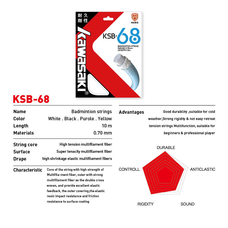Kawasaki Professional Badminto – Badminton Yonex String recenzja i cena