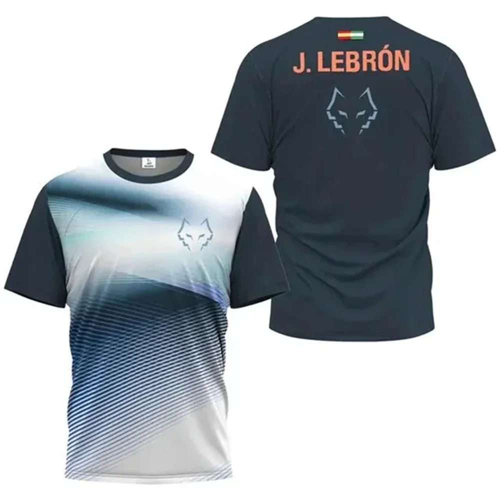 Letnia nowa męska koszulka do  – Badminton Vector recenzja i cena