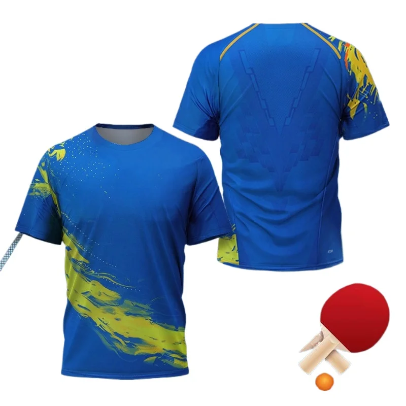 Męska koszulka graficzna z mot – Badminton Vector recenzja i cena