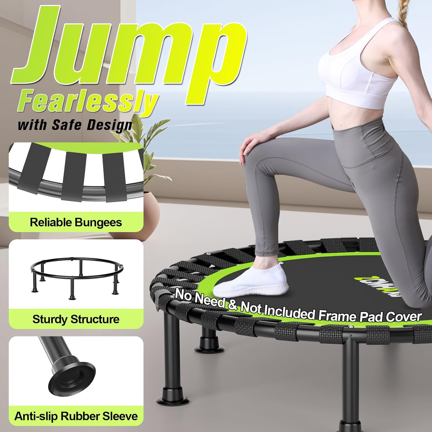 Składana Mini Trampolina Rebou – Training Net Mini recenzja i cena