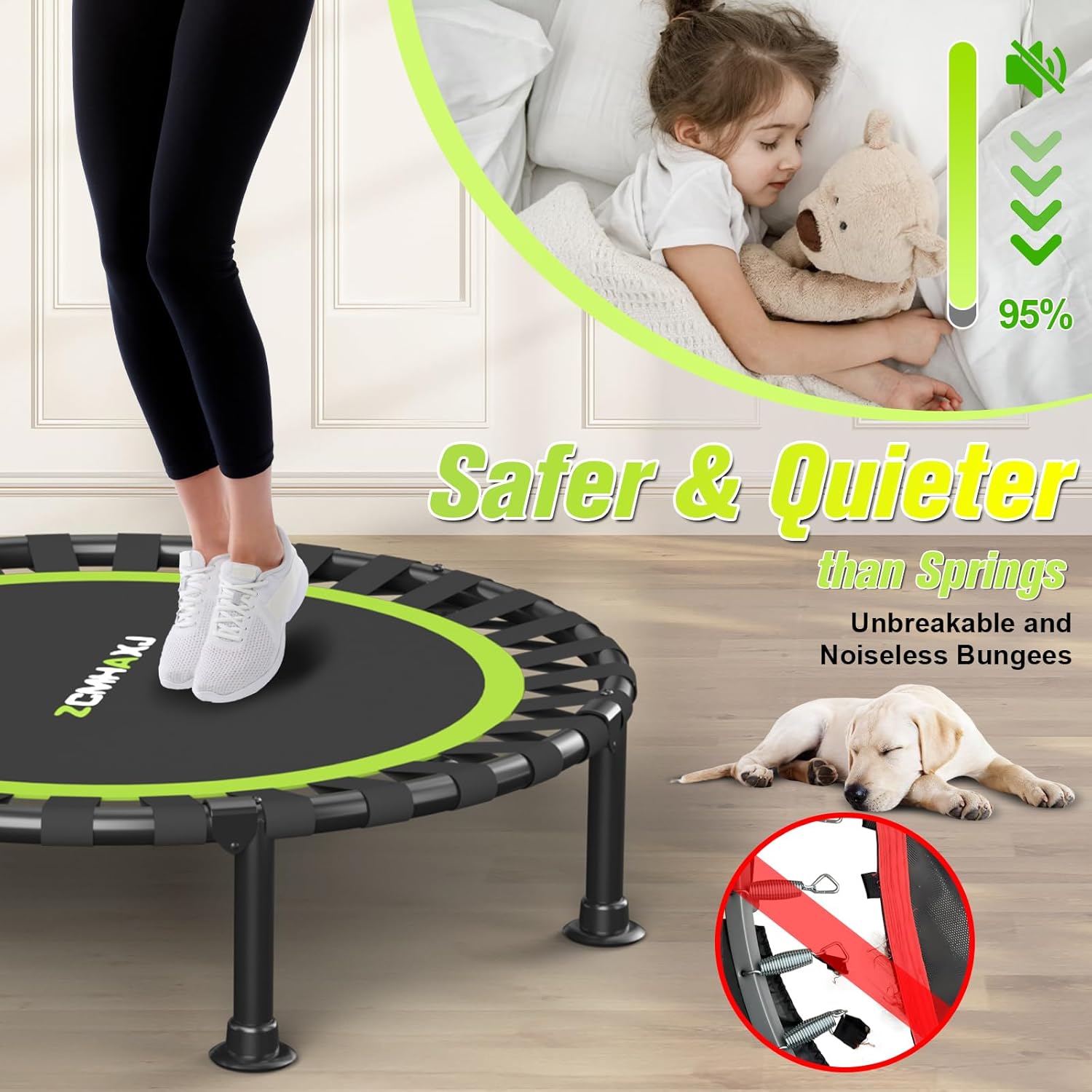 Składana Mini Trampolina Rebou – Training Net Mini recenzja i cena
